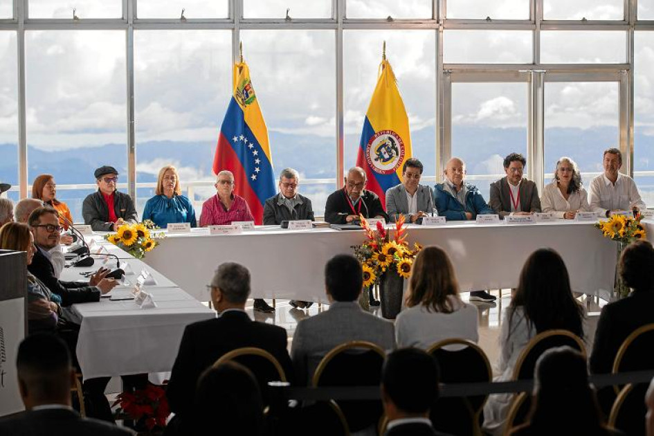 Fotografía del dialogo de Paz entre el gobierno de Colombia y el Eln el 21 de noviembre de 2022, en el hotel Humboldt ubicado en el parque nacional Waraira Repano (Avila), en Caracas (Venezuela). Fotografía del dialogo de Paz entre el gobierno de Colombia y el Eln el 21 de noviembre de 2022, en el hotel Humboldt ubicado en el parque nacional Waraira Repano (Avila), en Caracas (Venezuela).