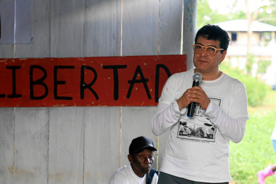Foto / @comisionadopaz / LA PATRIA Danilo Rueda, alto comisionado para la Paz de Colombia envío desde Caracas (Venezuela) el mensaje a las disidencias de las Farc. Foto / @comisionadopaz / LA PATRIA Danilo Rueda, alto comisionado para la Paz de Colombia envío desde Caracas (Venezuela) el mensaje a las disidencias de las Farc.