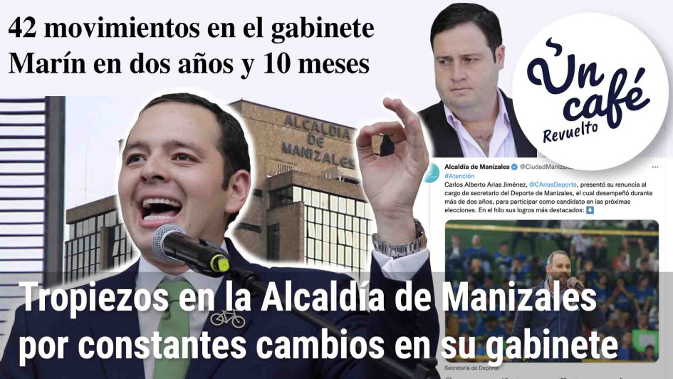 Un Café revuelto por los constantes cambios en el gabinete de la Alcaldía de Manizales Un Café revuelto por los constantes cambios en el gabinete de la Alcaldía de Manizales