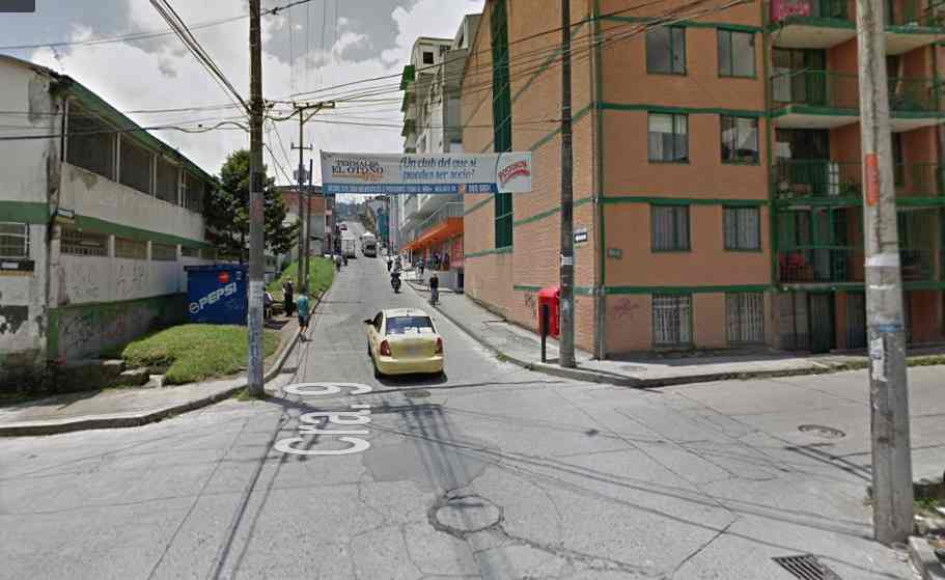 Sector del accidente. Foto google maps. Sector del accidente. Foto google maps.