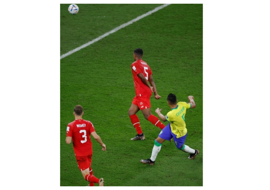 La jugada del gol de Casemiro, que le dio a la victoria a Brasil (1-0) frente a Suiza y la clasificación a la siguiente fase. La jugada del gol de Casemiro, que le dio a la victoria a Brasil (1-0) frente a Suiza y la clasificación a la siguiente fase.
