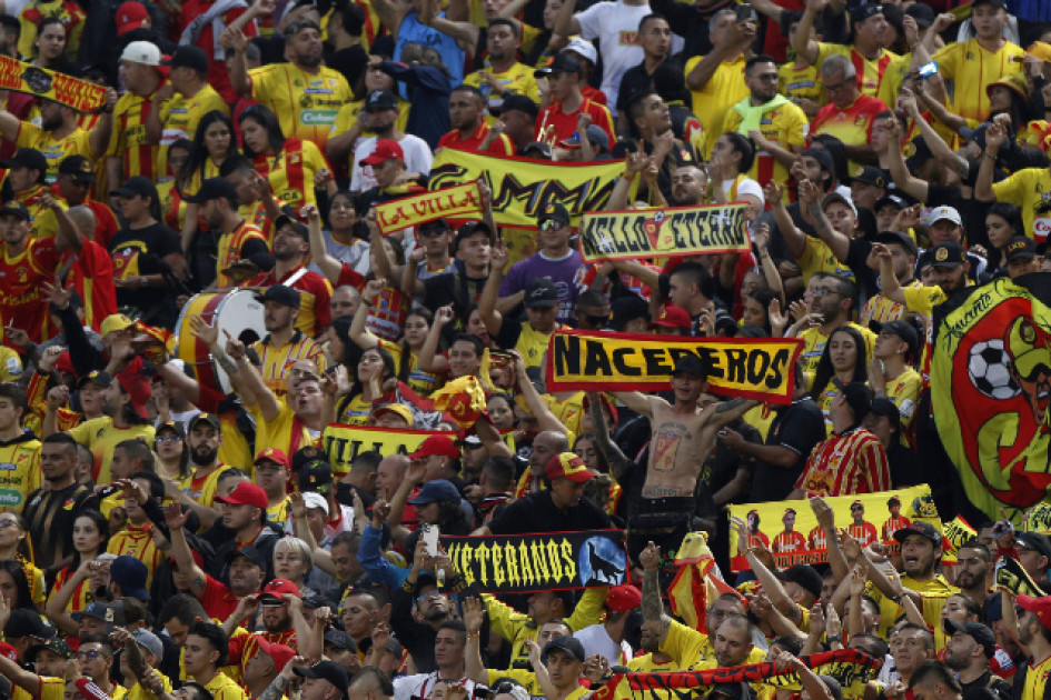 Los hinchas que acompañaron al Deportivo Pereira, el domingo en el Atanasio Girardot. Ahora con la ilusión de verlo campeón esta noche en su casa. Los hinchas que acompañaron al Deportivo Pereira, el domingo en el Atanasio Girardot. Ahora con la ilusión de verlo campeón esta noche en su casa.