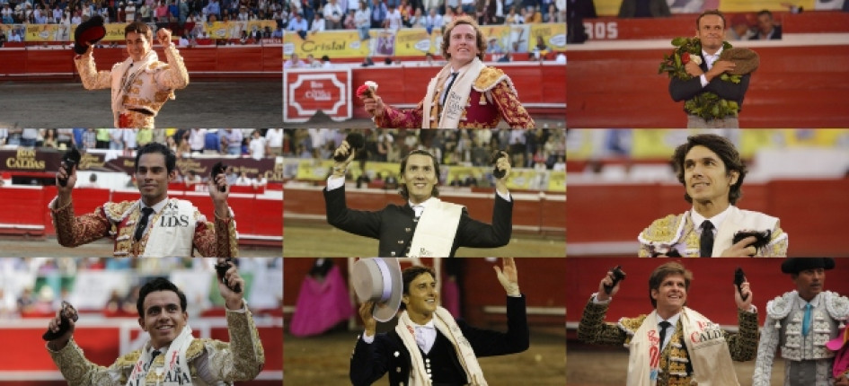 Algunos de los toreros que estarán en la edición 68 de la temporada taurina de Manizales. Algunos de los toreros que estarán en la edición 68 de la temporada taurina de Manizales.