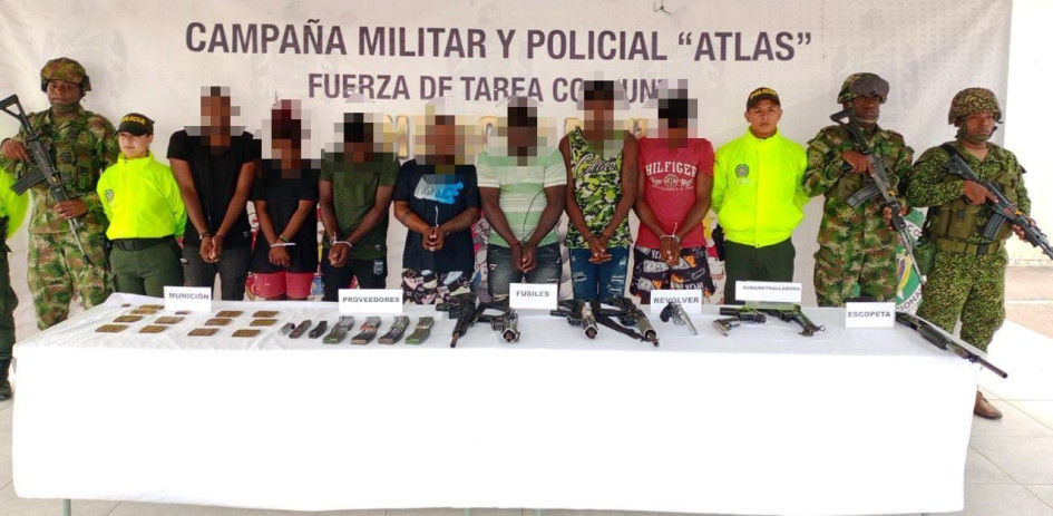 Detienen a 22 personas y rescata 6 menores reclutados por disidentes Detienen a 22 personas y rescata 6 menores reclutados por disidentes
