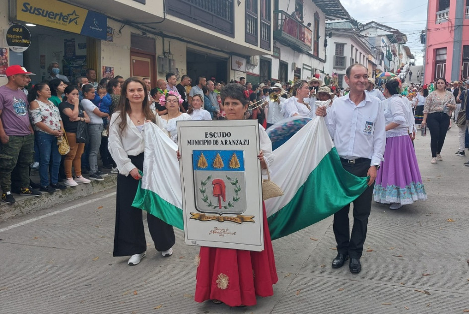 José Lisímaco Amador Cuestas, alcalde de Aranzazu, en una manifestación de la cultura de su municipio. José Lisímaco Amador Cuestas, alcalde de Aranzazu, en una manifestación de la cultura de su municipio.