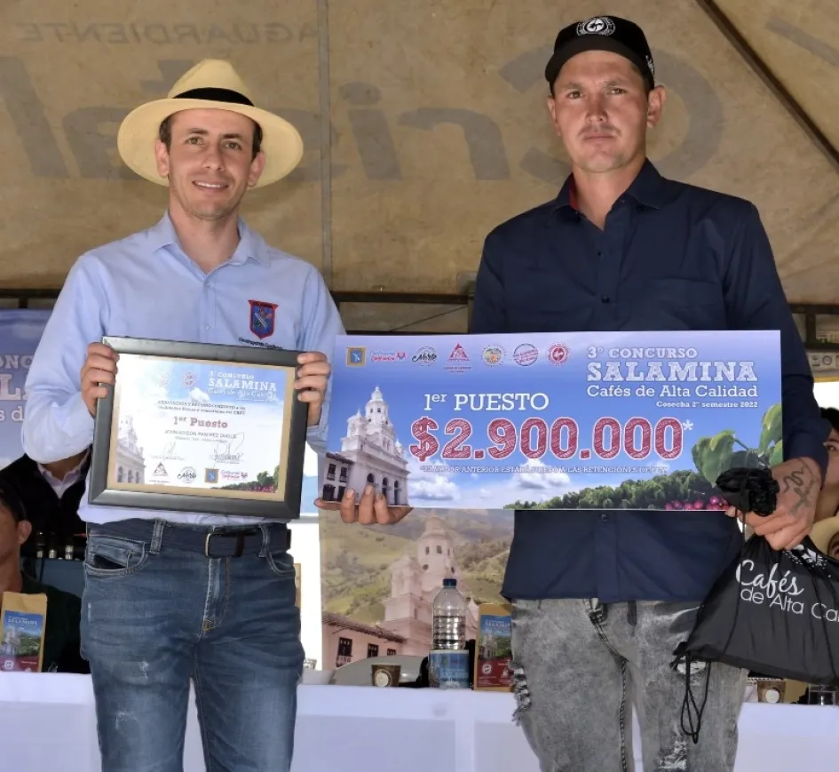 Premian los mejores cafés especiales 2022 de Salamina Premian los mejores cafés especiales 2022 de Salamina