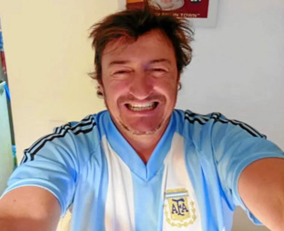Claudio Fermín Otano luce la camiseta de su selección y asegura que irán por una tercera Copa. Claudio Fermín Otano luce la camiseta de su selección y asegura que irán por una tercera Copa.