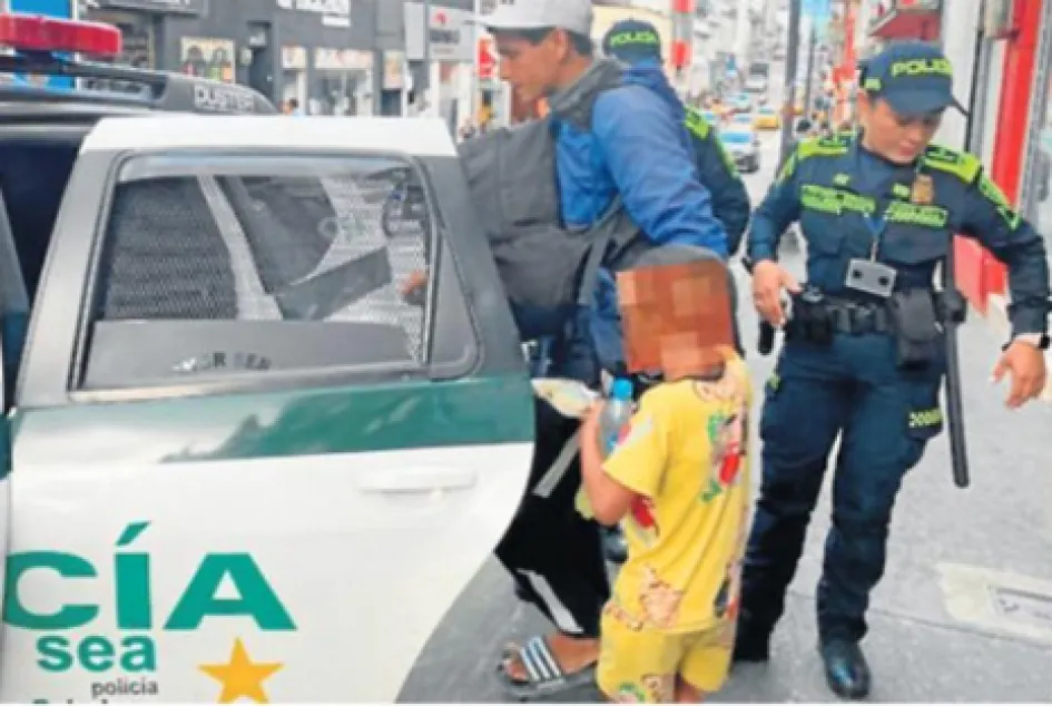 La Secretaría de Gobierno y la Policía han realizado 41 operativos en 2022 contra la mendicidad en Manizales. 