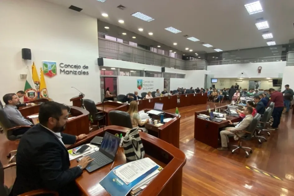 Foto de archivo del Concejo de Manizales, en donde se realizó el segundo debate para crear la Secretaría de Cultura y Civismo. Foto de archivo del Concejo de Manizales, en donde se realizó el segundo debate para crear la Secretaría de Cultura y Civismo.