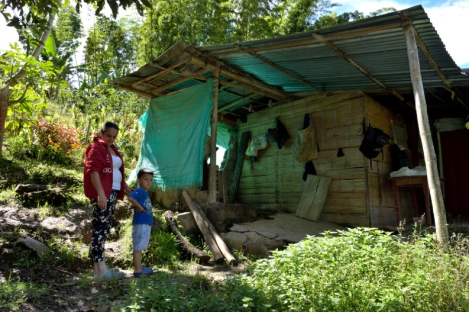 Viviana García en la casa de sus padres. Viviana García en la casa de sus padres.