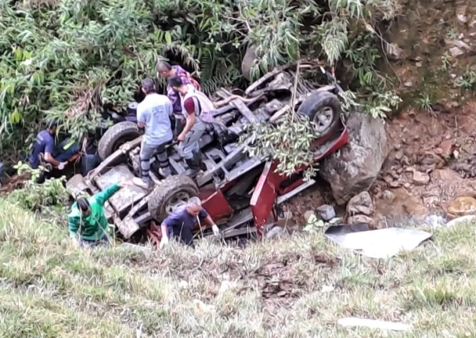 Se rodó campero en la vía Aguadas-Pácora
