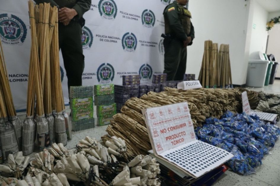 Lo incautado suma un peso de más de 300 kilogramos. Lo incautado suma un peso de más de 300 kilogramos.