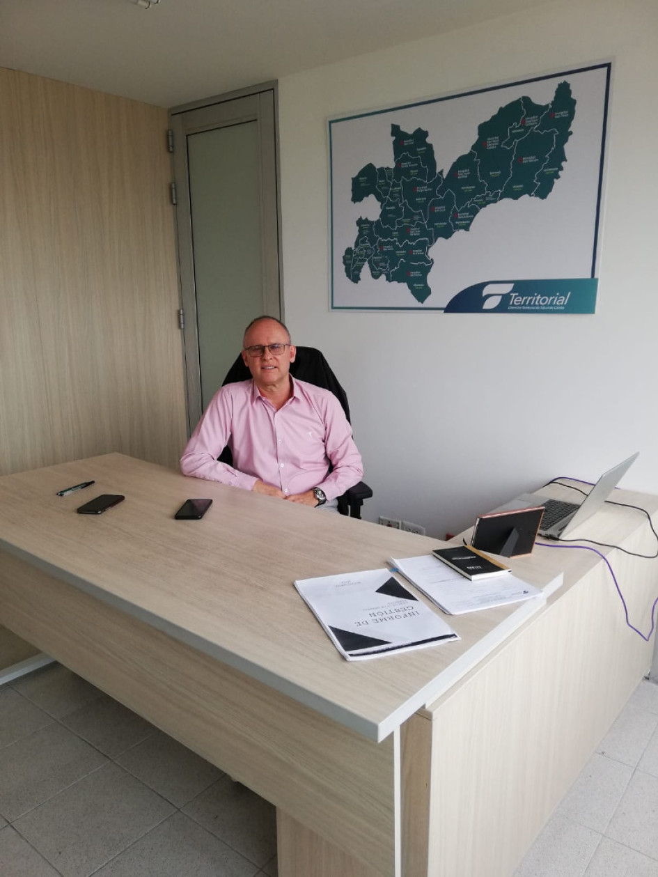 Nuevo director Territorial de Salud de Caldas Jorge Rubio Jiménez