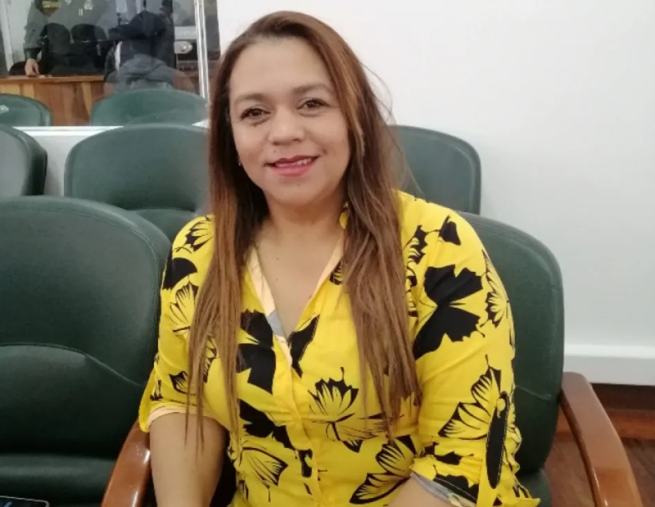Cristina Cruz Giraldo, próxima concejal del MIRA. Cristina Cruz Giraldo