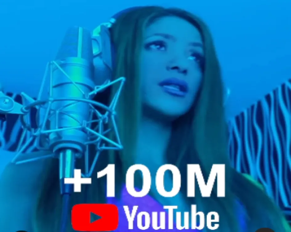 Shakira celebró en su cuenta de Instagram el éxito de su canción: "100M en @youtube ya? Me dicen que es la canción en español más rápida en lograr eso? Necesito que alguien me pellizque a ver si es cierto".