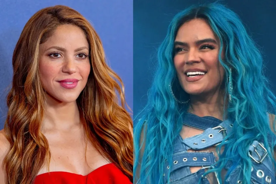 Shakira y Karol G. Shakira y Karol G.