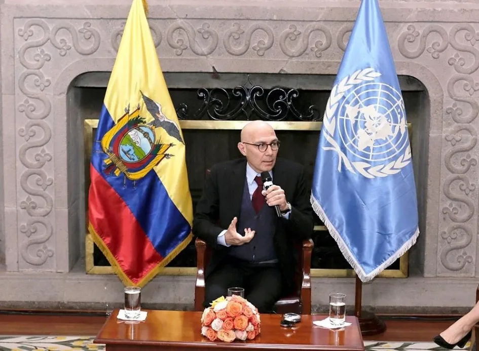 Volker Turk estuvo previamente en Ecuador. Volker Turk estuvo previamente en Ecuador.