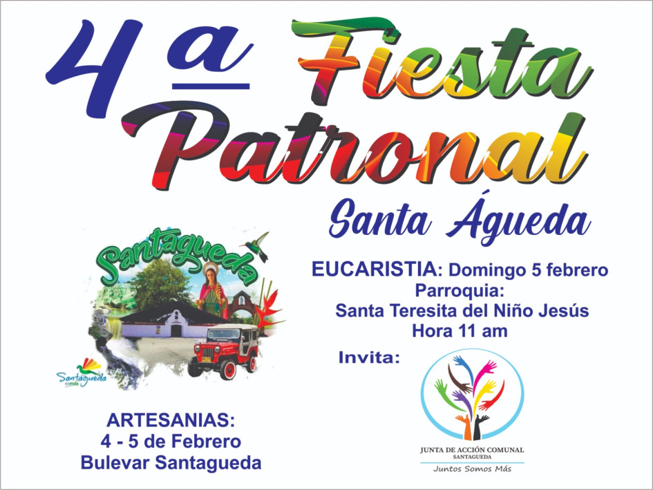 Esta es la imagen con la que promocionan este fin de semana la fiesta patronal en Santágueda. Esta es la imagen con la que promocionan este fin de semana la fiesta patronal en Santágueda.