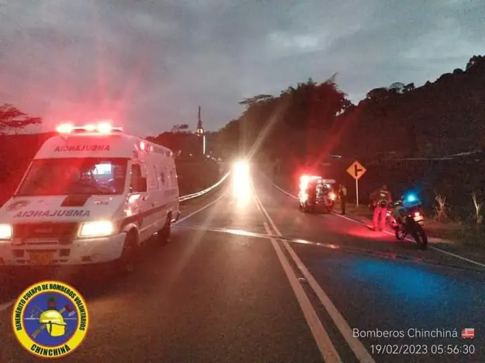 Dos heridos en choque de una moto con un caballo en Chinchiná Dos heridos en choque de una moto con un caballo en Chinchiná