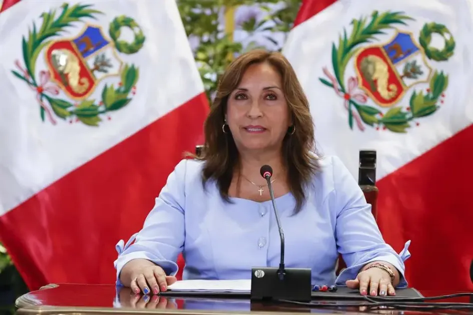 Dina Boluarte, presidenta de Perú. Dina Boluarte, presidenta de Perú.