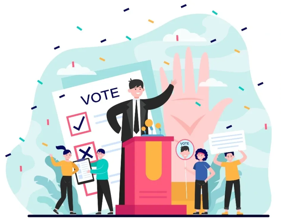 Que-es-un-personero-estudiantil Ilustración de elección de personero estudiantil