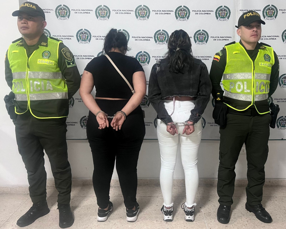 Las capturadas provienen de Bogotá. Las capturadas provienen de Bogotá.