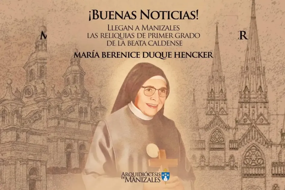 María Berenice Duque fue beatificada el 29 de octubre del año pasado en la Catedral Metropolitana de Medellín. María Berenice Duque fue beatificada el 29 de octubre del año pasado en la Catedral Metropolitana de Medellín.