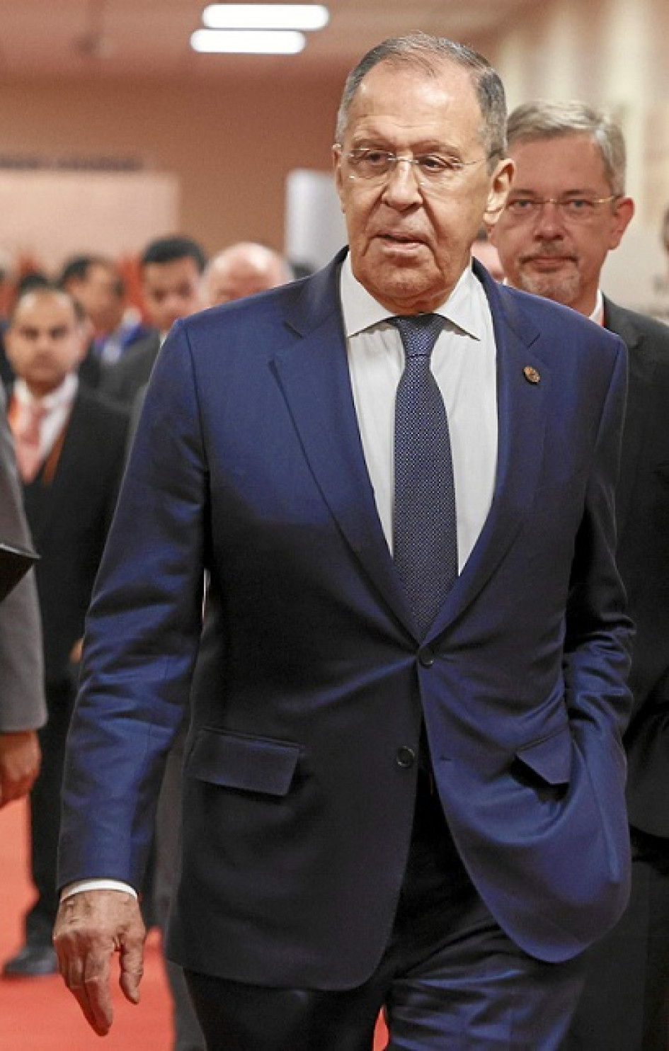 El ministro de Exteriores de Rusia, Serguéi Lavrov, culpó directamente a Occidente de frustrar la aprobación de una declaración conjunta. El ministro de Exteriores de Rusia, Serguéi Lavrov, culpó directamente a Occidente de frustrar la aprobación de una declaración conjunta.