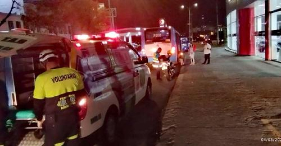 Accidente del sábado.