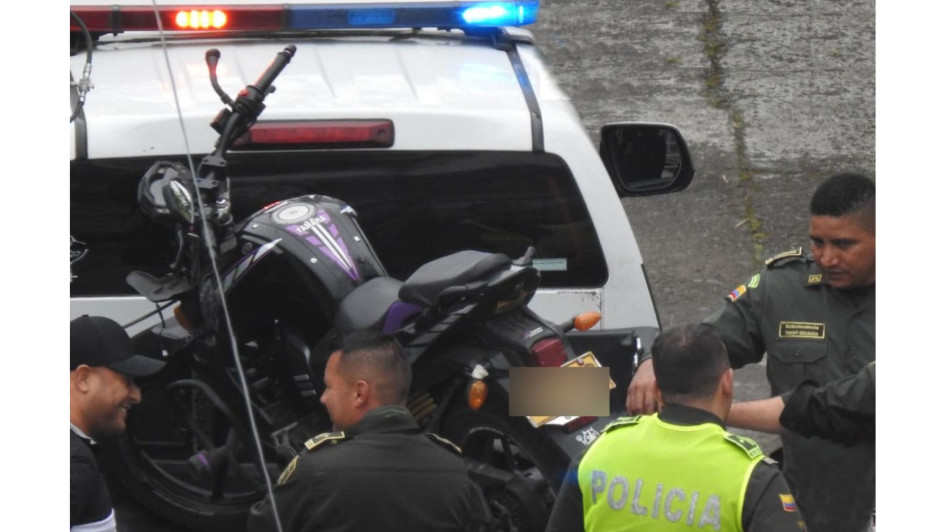 La moto recuperada. La moto recuperada.