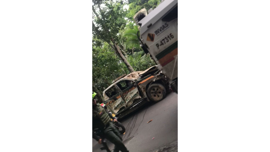 El ataque ocurrió en la vía que comunica a Cúcuta con Sardinata y Ocaña, en Norte de Santander. El ataque ocurrió en la vía que comunica a Cúcuta con Sardinata y Ocaña, en Norte de Santander.