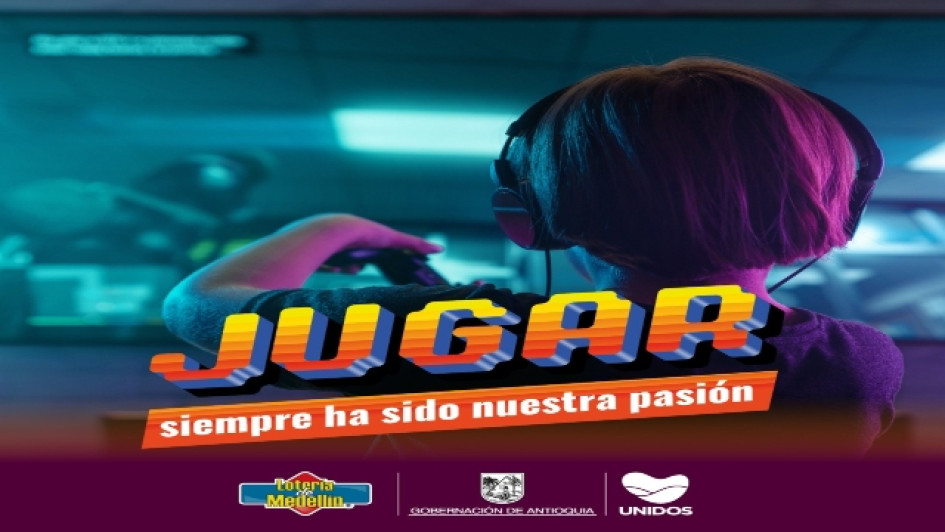 Lotería-de-Medellín-hoy-resultados-del-viernes-17-de-marzo-de-2023. Niño jugando videojuegos con la palabra "Jugar" debajo.