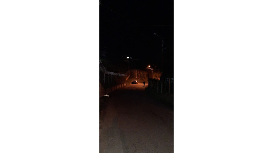 Así se ve en las noches la zona adyacente al CAI de la vereda Bajo Tablazo. Así se ve en las noches la zona adyacente al CAI de la vereda Bajo Tablazo.