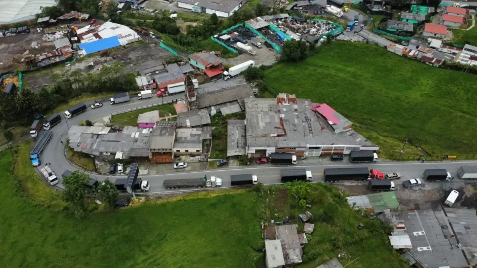 Panorama de la vía Manizales - Bogotá en el sector de Maltería. Panorama de la vía Manizales - Bogotá en el sector de Maltería.