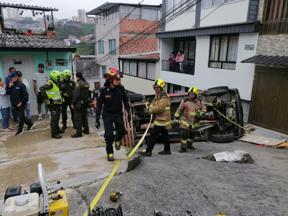 El accidente. El accidente.