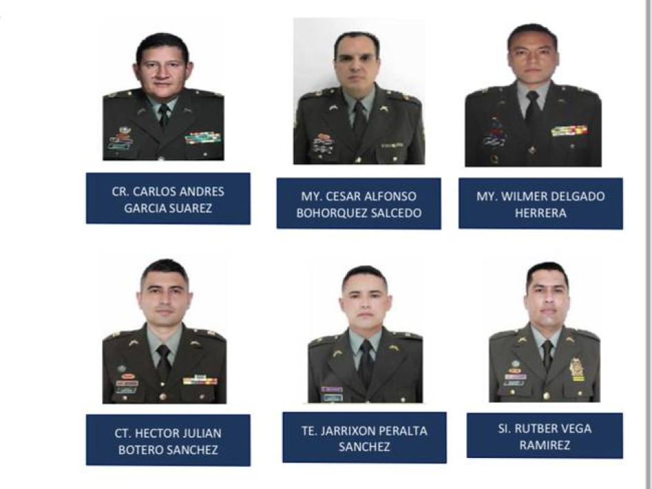 Los seis detenidos. Los seis detenidos.