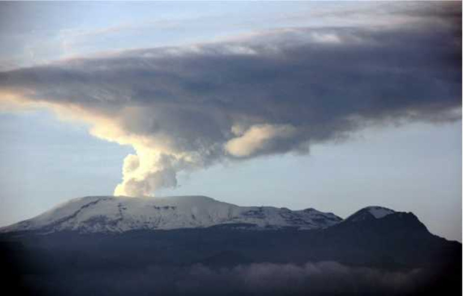 La estructura geológica se encuentra en alerta amarilla y con nivel III de actividad. La estructura geológica se encuentra en alerta amarilla y con nivel III de actividad.