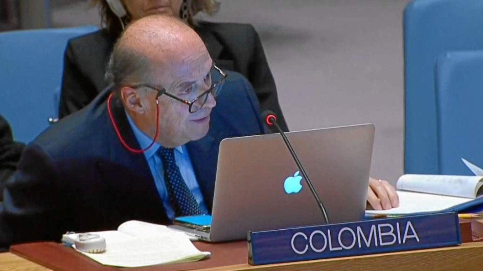 Reproducción | LA PATRIA Álvaro Leyva hizo el anuncio de la cumbre sobre Venezuela ante el Consejo de Seguridad de Naciones Unidas. Reproducción | LA PATRIA Álvaro Leyva hizo el anuncio de la cumbre sobre Venezuela ante el Consejo de Seguridad de Naciones Unidas.