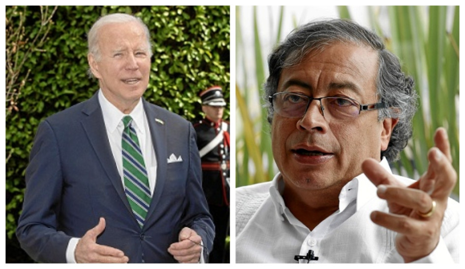 Los presidentes de Estados Unidos y Colombia, Joe Biden y Gustavo Petro. Los presidentes de Estados Unidos y Colombia, Joe Biden y Gustavo Petro.