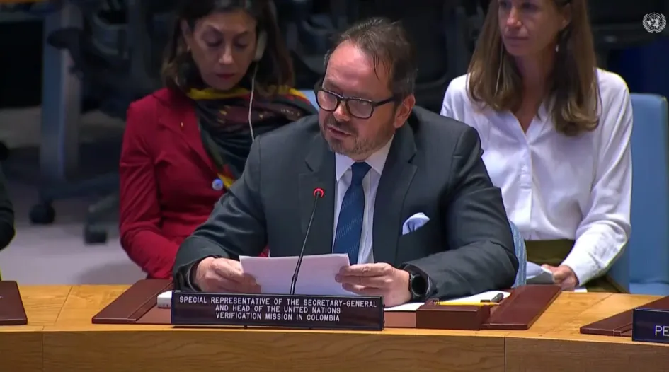 Carlos Ruiz Massieu en su intervención en la ONU. Carlos Ruiz Massieu en su intervención en la ONU.