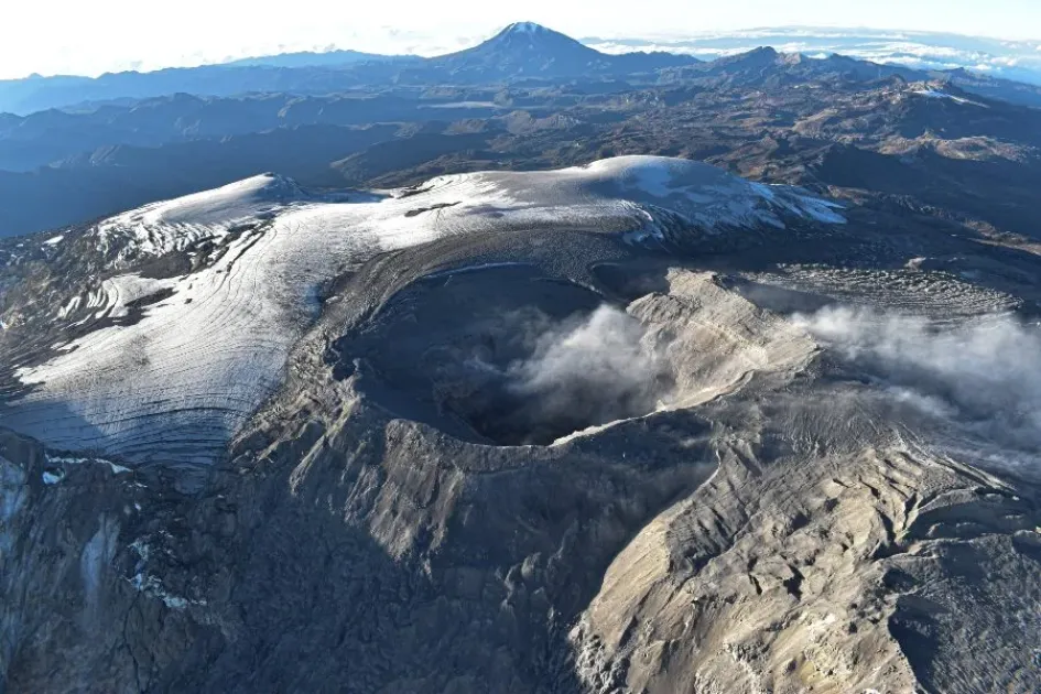 Volcán Nevado del Ruiz Cráter Arenas del Volcán Nevado del Ruiz