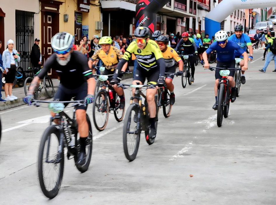 El recorrido del reto fue de 58 kilómetros y salió del Parque de Bolívar del municipio. Su meta fue el mismo lugar. El recorrido del reto fue de 58 kilómetros y salió del Parque de Bolívar del municipio. Su meta fue el mismo lugar.