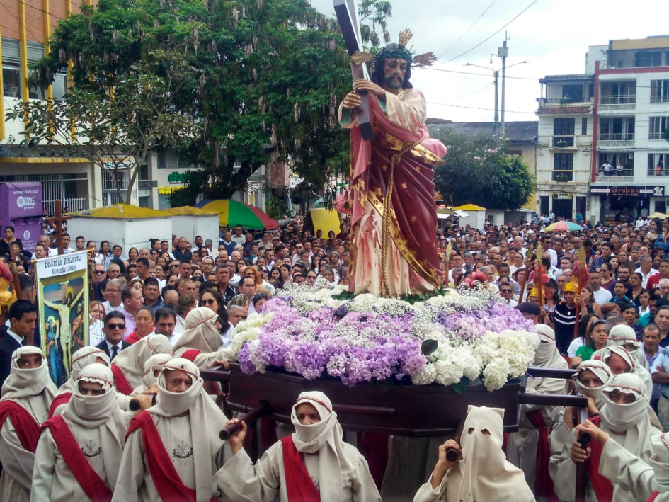 Viacrucis en Riosucio (Caldas). Viacrucis en Riosucio (Caldas).