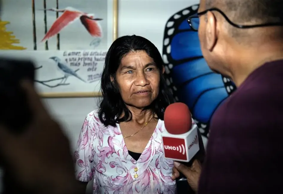 Fátima Valencia Fátima Valencia, abuela de los cuatro niños perdidos desde hace 20 días después de un accidente aéreo en el sur de Colombia.