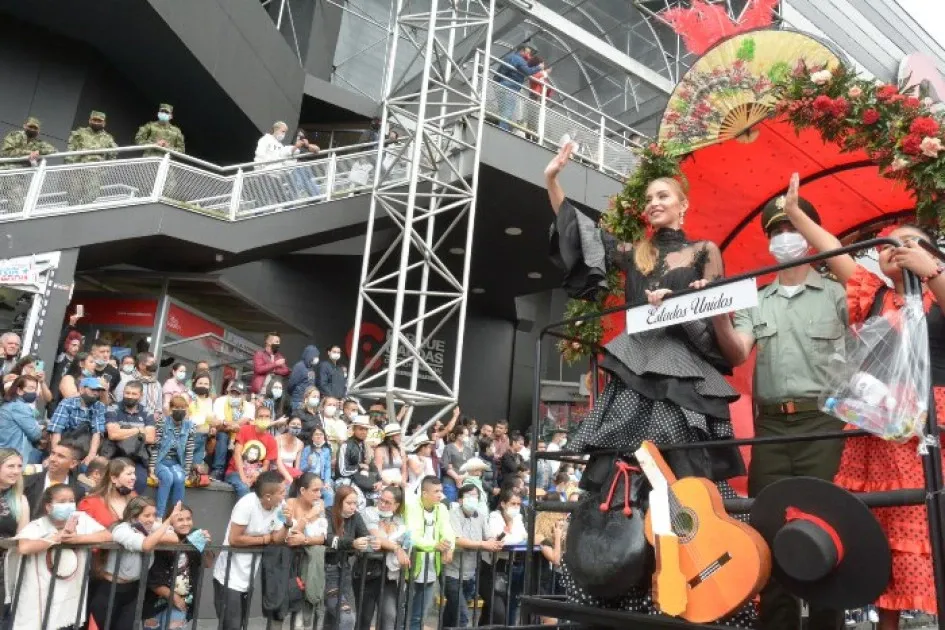 El desfile de la Carretas del Rocío del 2022. El desfile de la Carretas del Rocío del 2022.