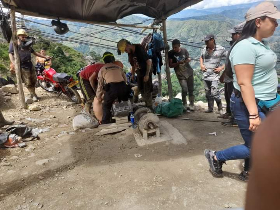 Dos oficiales y un suboficial atendieron la emergencia, ocurrida tras el mediodía de este miércoles en el sector de Villonza. Dos oficiales y un suboficial atendieron la emergencia, ocurrida tras el mediodía de este miércoles en el sector de Villonza.
