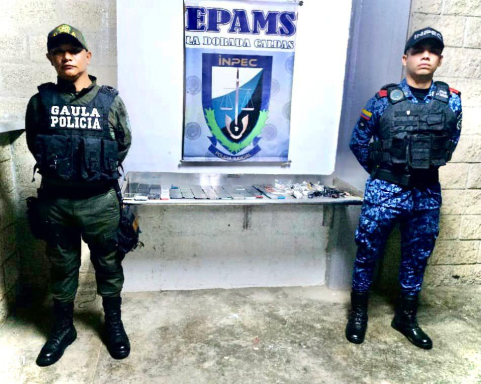 Elementos incautados en el reciente operativo. Elementos incautados en el reciente operativo.