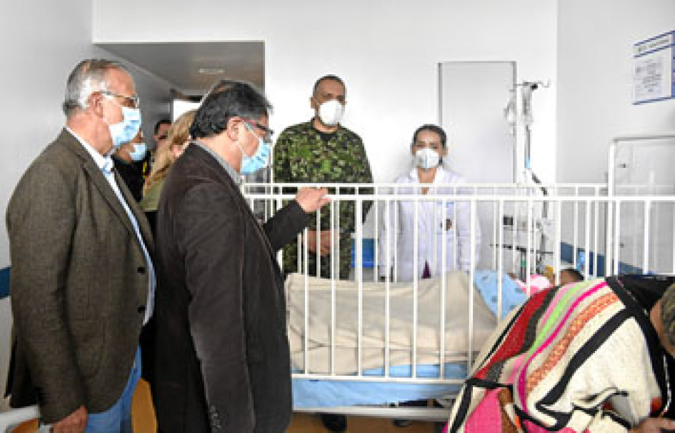Los menores recibieron ayer la visita de una comitiva del Gobierno nacional, encabezada por el presidente, Gustavo Petro. Los menores recibieron ayer la visita de una comitiva del Gobierno nacional, encabezada por el presidente, Gustavo Petro.