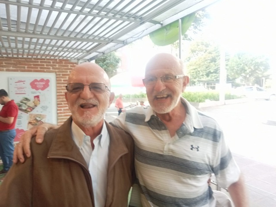 Se encontraron de casualidad en Manizales el precandidato a la Gobernación de Caldas por el Partido de la U, Henry Gutiérrez, y el excandidato Diego Rosas Se encontraron de casualidad en Manizales el precandidato a la Gobernación de Caldas por el Partido de la U, Henry Gutiérrez, y el excandidato Diego Rosas