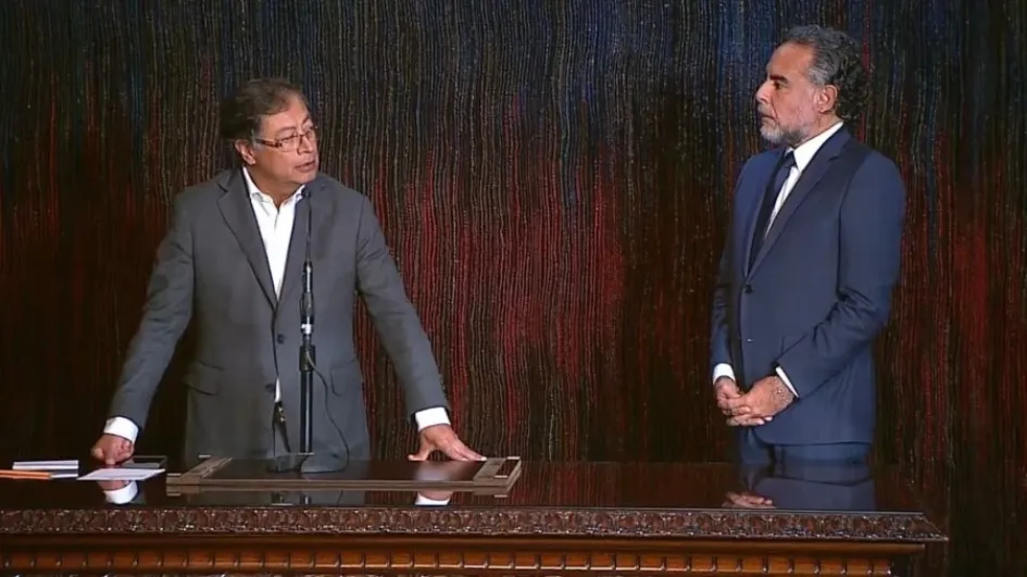 Gustavo Petro y Armando Benedetti. Gustavo Petro y Armando Benedetti.